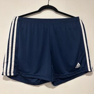 Adidas Women's Dark Blue Athletic Shorts